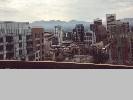 Vancouver skyline from balcony of 27th floor suite in the Century Plaza Hotel